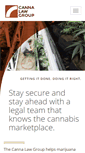Mobile Screenshot of cannalawgroup.com