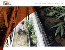 Tablet Screenshot of cannalawgroup.com